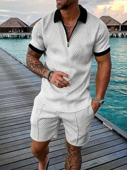 Poloshirt en Shorts voor Heren - Comfortabele Kleding voor Zomer en Vrije Tijd