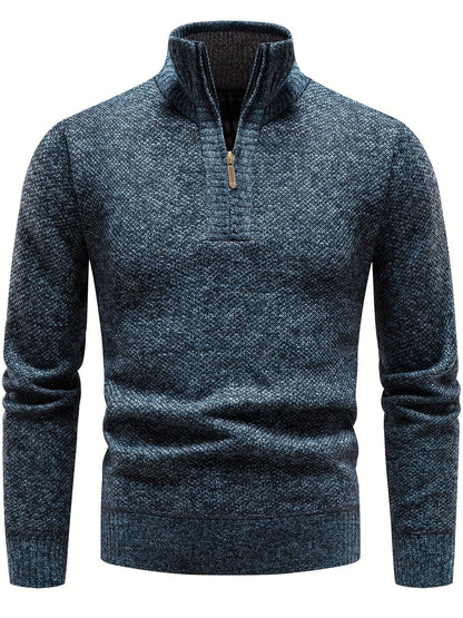 Coltrui heren – Warme gebreide trui met ronde hals en casual stijl