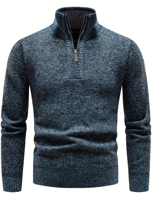 Coltrui heren – Warme gebreide trui met ronde hals en casual stijl