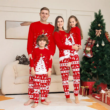 Familie Pyjama Set Loungewear Tops Broek