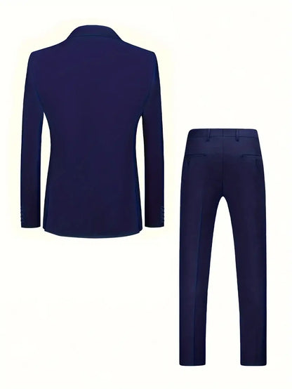 Formele set heren – Blazer en broek voor zakelijke en feestelijke gelegenheden