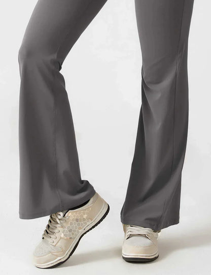 Jumpsuit dames - Flared V-back jumpsuit met elegante snit voor feesten