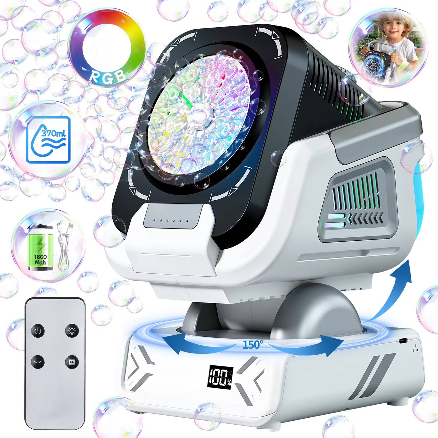 Seifenblasenmaschine für Partys