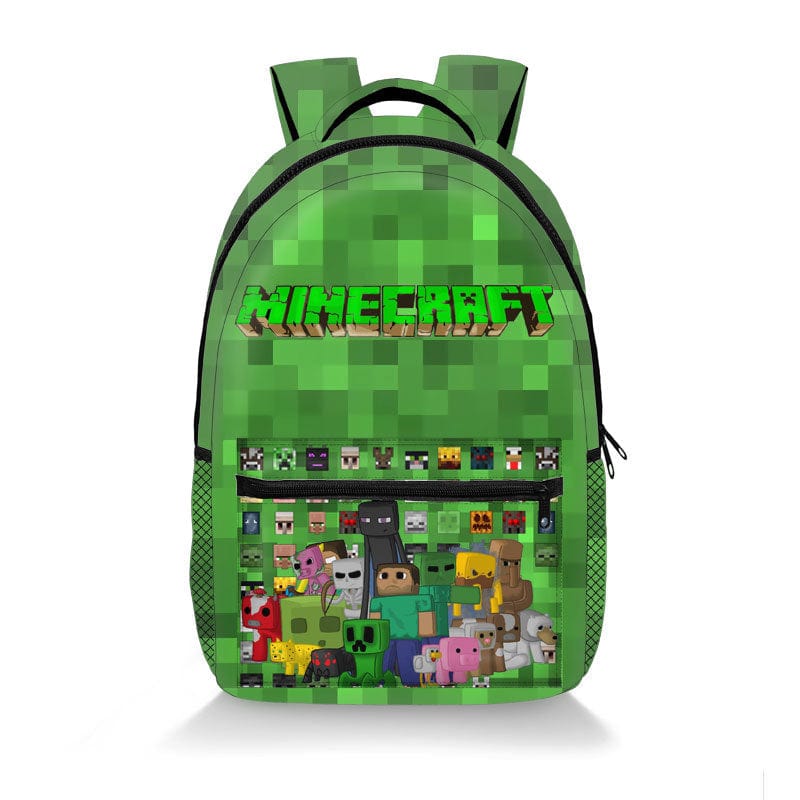 Minecraft Rugzak Kinderen Schooltas Pixelontwerp