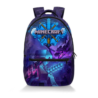 Minecraft Rugzak Kinderen Schooltas Pixelontwerp