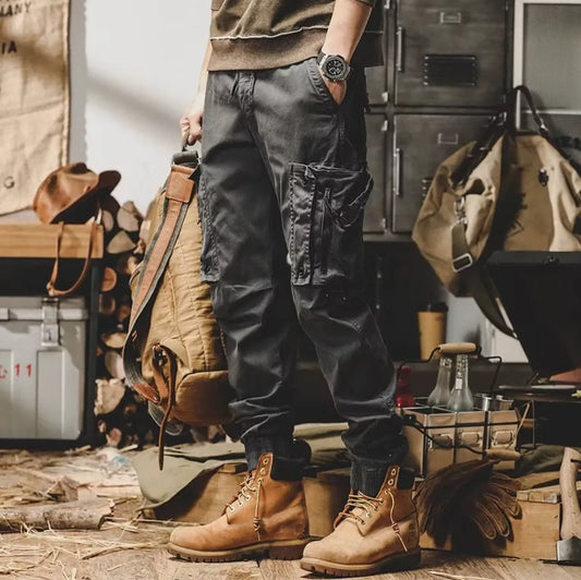 Cargobroeken heren – Comfortabele cargo pants met zakken voor casual stijl