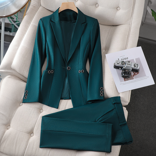 Blazer Set Dames – Klassieke Blazer en Broek voor Elegante Kledingstijl
