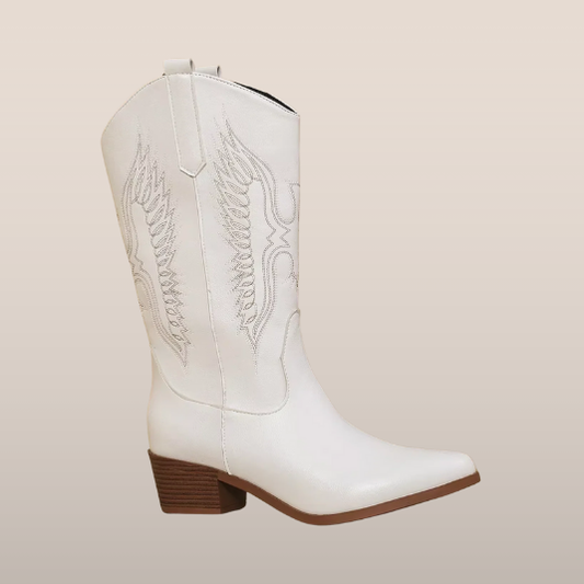 Enkellaars dames – Western-inspiratie met leren ontwerp en comfortabele pasvorm
