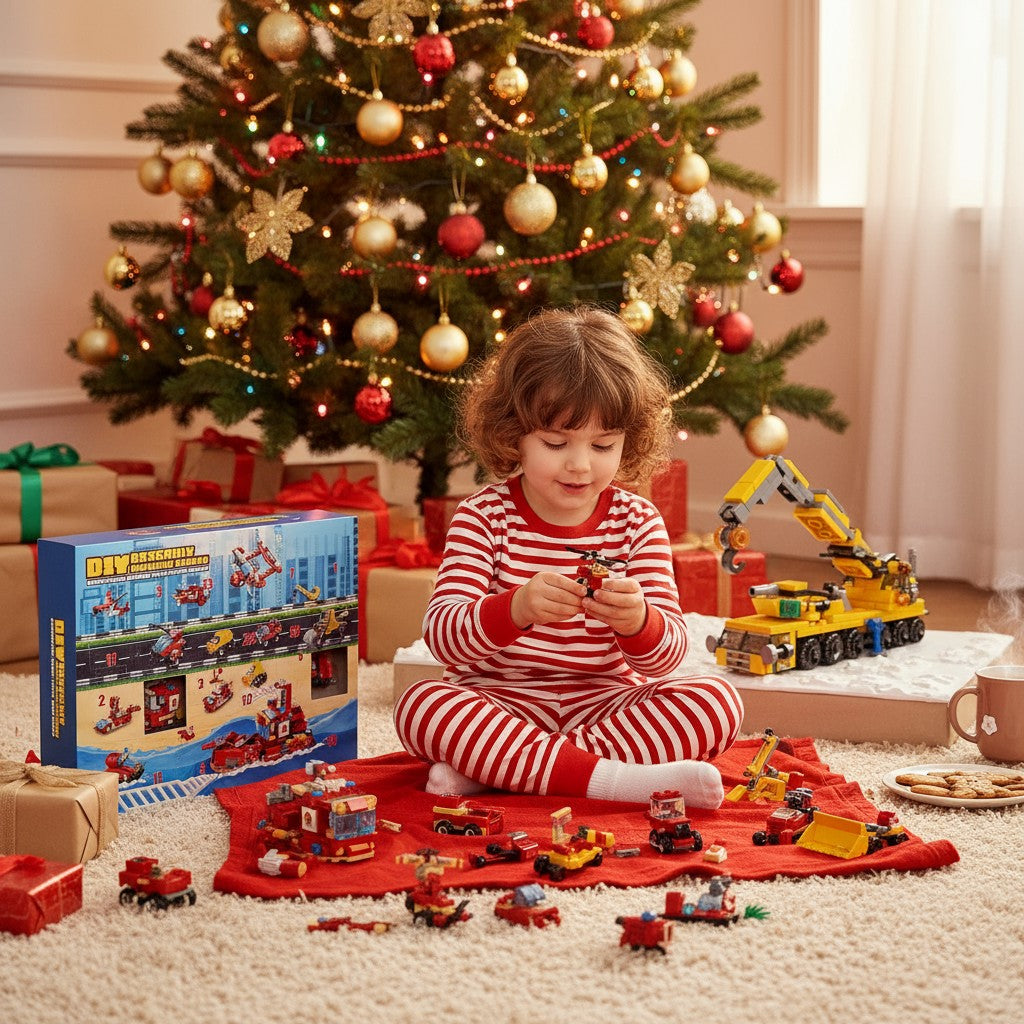 Kerst Advent Kalender Bouwblokset Kinderen 24 Deeltjes
