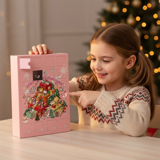 Kerst adventskalender meisjes 24 verrassingen ornamenten