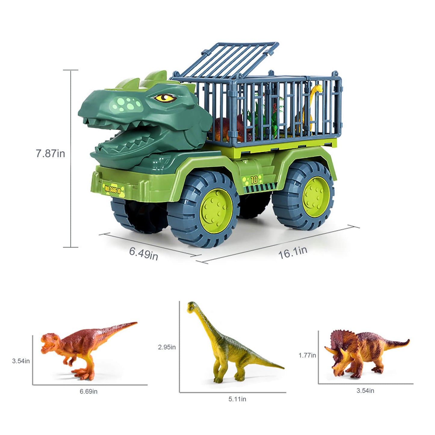 Dino Transport Vrachtwagen Dino Speelgoed Set