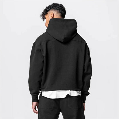 Heren Hoodie met Zakken – Comfortabele en Stijlvolle Hoodie voor Dagelijks Gebruik