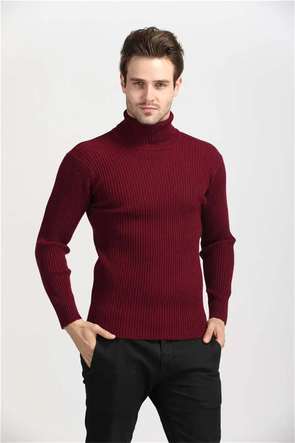Heren Rollkragenpullover – Stijlvolle en warme trui van hoogwaardige wol
