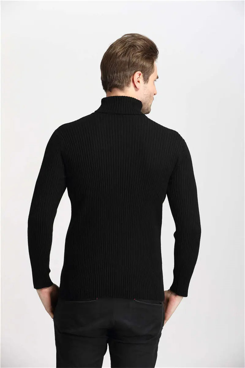 Heren Rollkragenpullover – Stijlvolle en warme trui van hoogwaardige wol