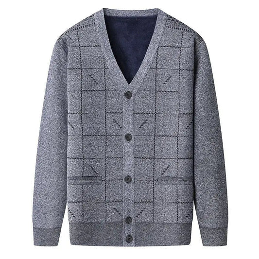 Heren V-hals Vest – Comfortabel en Stijlvol Gebreid Vest voor Elke Gelegenheid