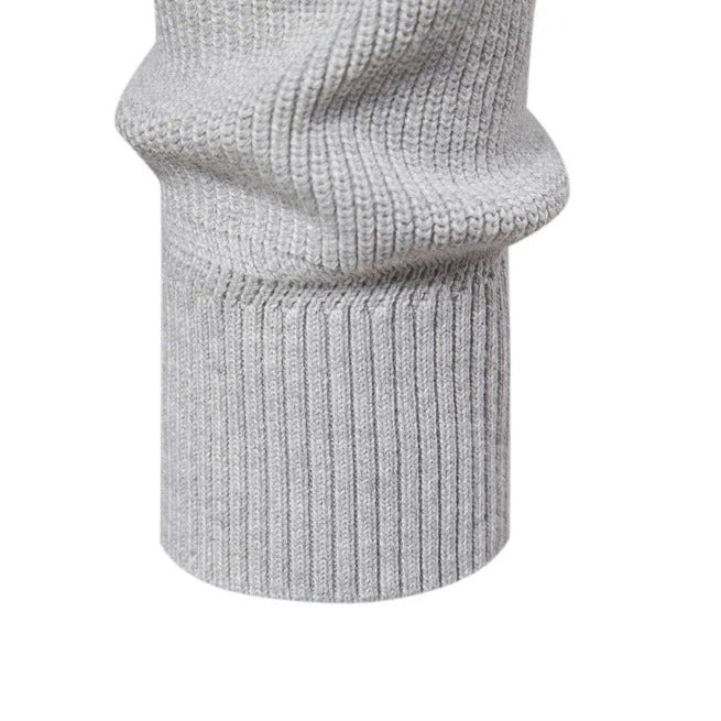 Half Zip Steppstrickpullover Heren – Comfortabele gebreide trui voor casual stijl