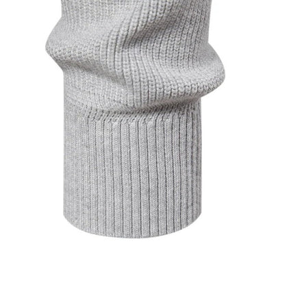Half Zip Steppstrickpullover Heren – Comfortabele gebreide trui voor casual stijl