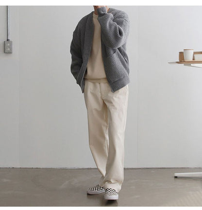 Heren Trui met Rits – Comfortabele en stijlvolle trui voor heren, casual en sportief