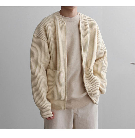 Heren Trui met Rits – Comfortabele en stijlvolle trui voor heren, casual en sportief