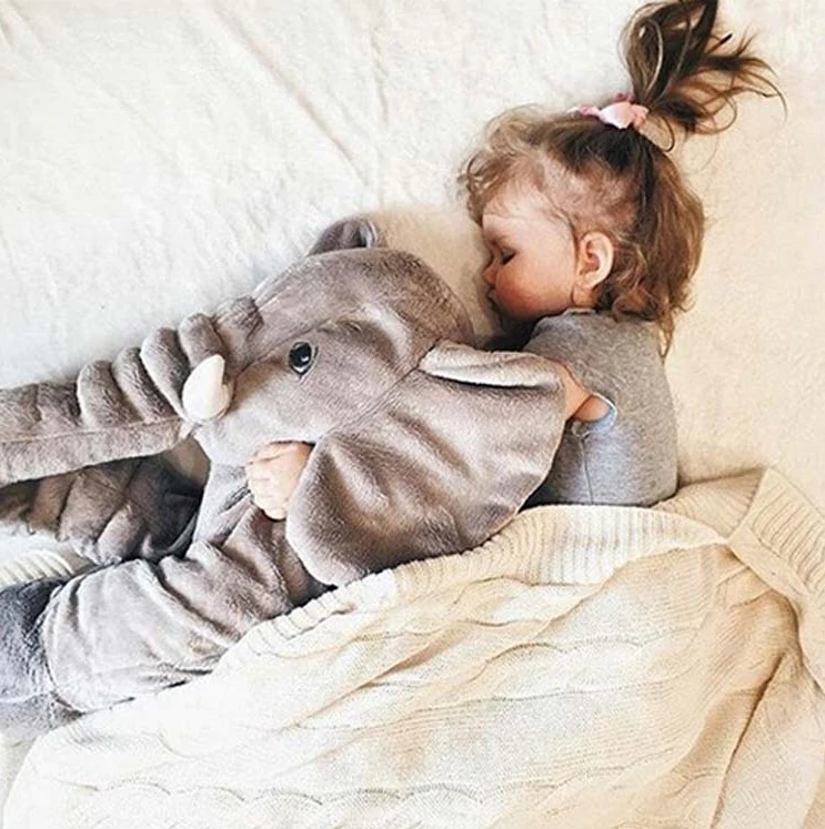 Olifant Baby Kussen Knuffel