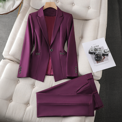 Blazer Set Dames – Klassieke Blazer en Broek voor Elegante Kledingstijl