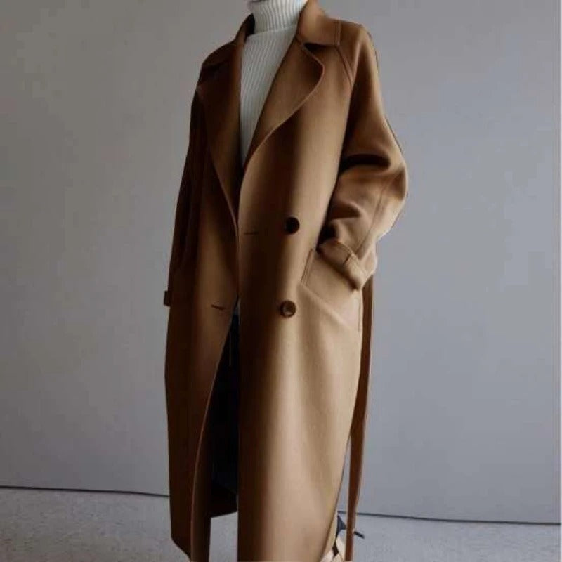 Reversmantel Dames – Elegante damesmantel van wol voor herfst en winter