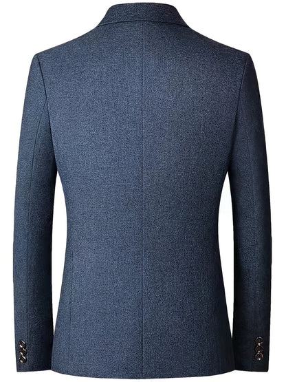 Heren Blazer Semi-Formeel – Stijlvolle Jas voor Feestelijke Gelegenheden