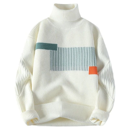Heren Coltrui – Elegante trui van wol met ronde hals voor casual en formeel gebruik