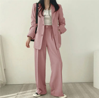 Blazer Dames – Elegante Rechte Broek voor Kantoor en Feestelijke Gelegenheden