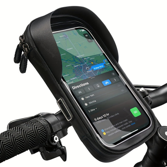 Fiets en Motor Telefoonhouder Handvat Tas 360° Draaioptie Waterdicht