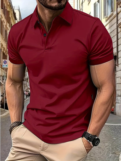 Korte Mouwen Polo Hemd Heren – Stijlvolle Polo voor Casual en Sportief Gebruik