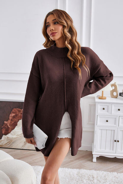 Dames Trui Ronde Hals – Trendy Gebreide Trui voor Herfst en Winter