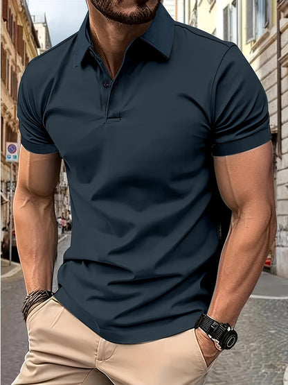 Korte Mouwen Polo Hemd Heren – Stijlvolle Polo voor Casual en Sportief Gebruik