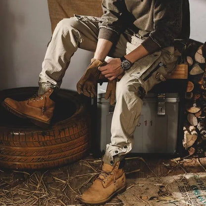 Cargobroeken heren – Comfortabele cargo pants met zakken voor casual stijl
