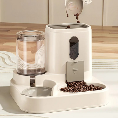 Huisdierenvoerbak met Waterdispenser voor Honden en Katten