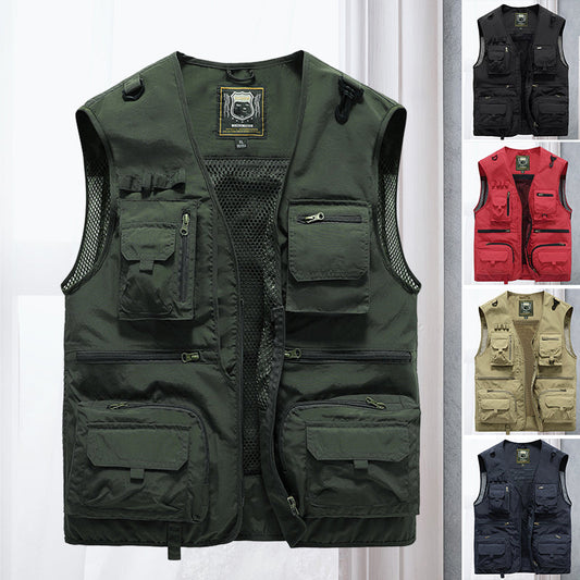 Zomervest met Meerdere Zakjes – Lichtgewicht Casual Vest voor Dames