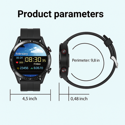 Glucosemeter Horloge Gezondheidsmonitor