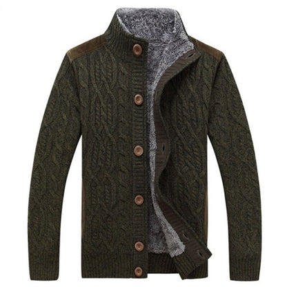 Heren vest met pluche voering – Gebreid warm en stijlvol voor elke gelegenheid