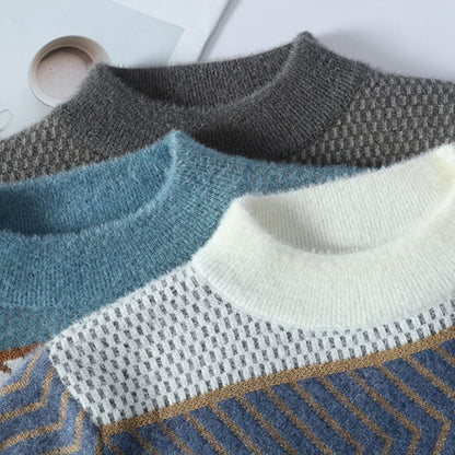 Heren Pullover Ronde Hals – Comfortabele Trui van Katoen voor Casual Stijl