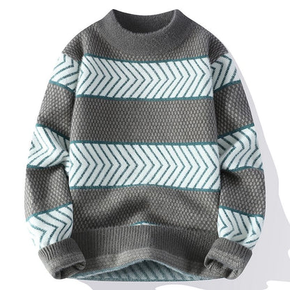 Heren Pullover Ronde Hals – Comfortabele Trui van Katoen voor Casual Stijl