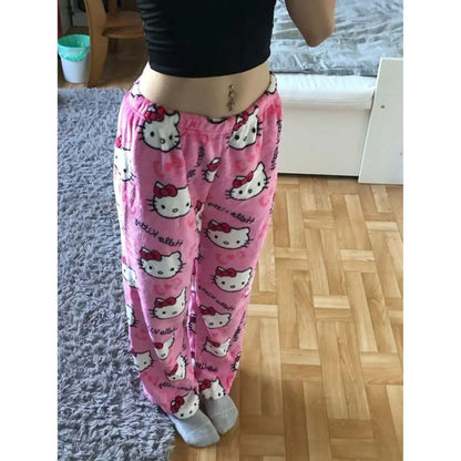 Fleece Pyjamabroek Koude Nachten – Comfortabele en Warme Pyjama voor Dames