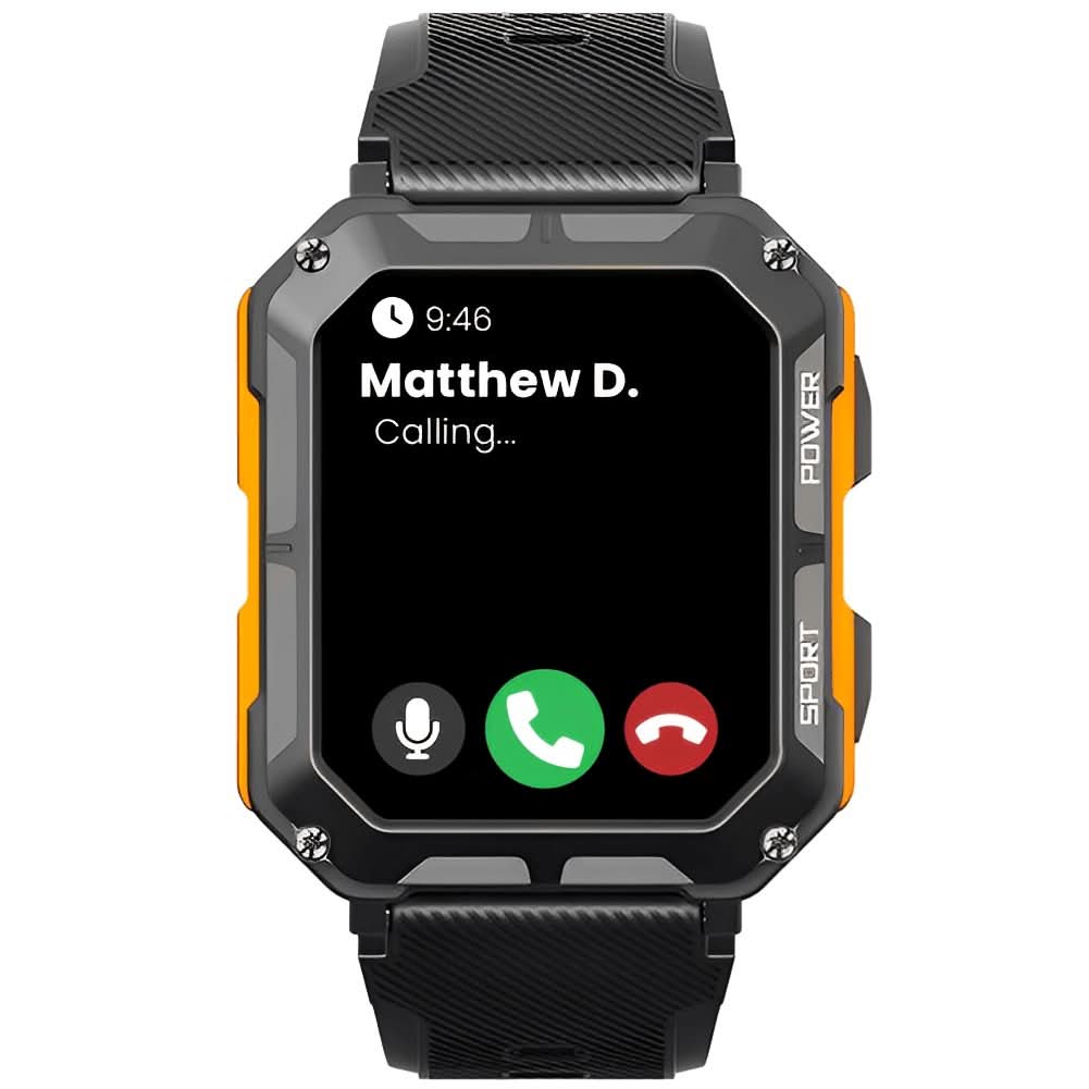 Slimme Waterdichte Fitness Tracker Circulair Smartwatch