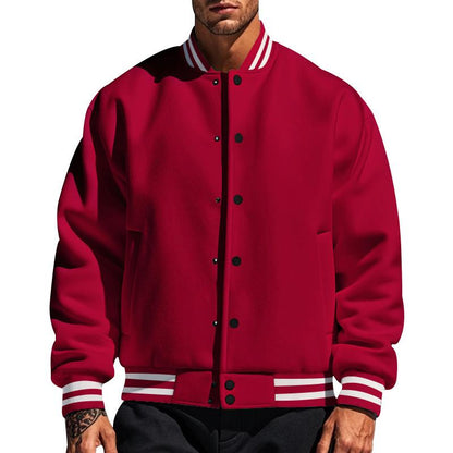 Heren Baseballjacke – Sportieve jas met staande kraag en comfortabele pasvorm