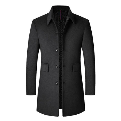 Blazer voor heren – Elegante slim-fit met staande kraag voor formele gelegenheden