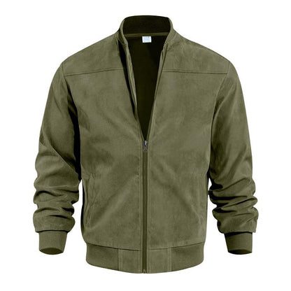 Jack met rits heren – Casual jack met zijzakken en doorlopende rits voor heren