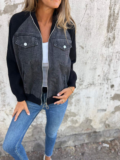 Zip-Up Jack voor Dames – Damesjack met Rits, Casual en Comfortabel voor Elke Gelegenheid