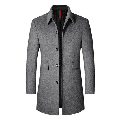 Blazer voor heren – Elegante slim-fit met staande kraag voor formele gelegenheden
