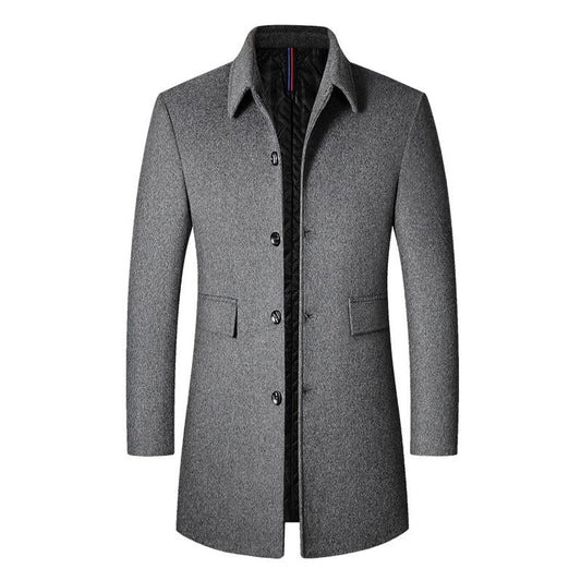 Blazer voor heren – Elegante slim-fit met staande kraag voor formele gelegenheden