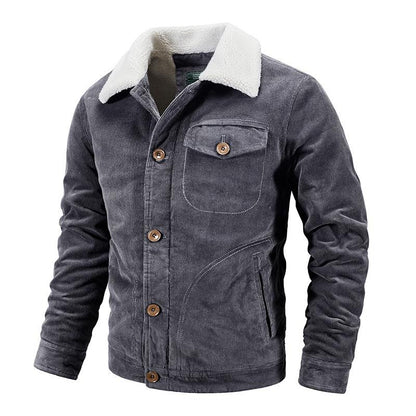 Vintage Herenjacke – Multifunctionele jas met meerdere zakken voor heren