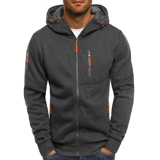 Heren hoodie met meerdere zakken – Comfortabele en stijlvolle sweatshirt met praktische opbergmogelijkheden